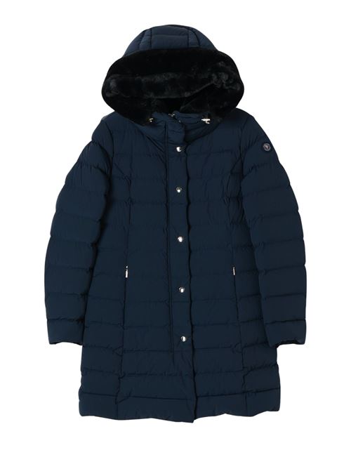 Piumino trapuntato con cappuccio in ecopelliccia Cape Horn | B2572401